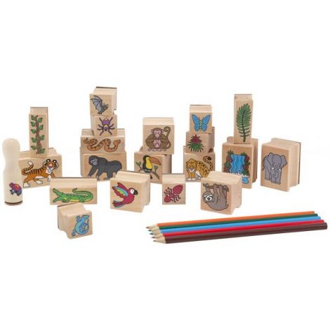 Set stampile Jungla Melissa and Doug - poza 1