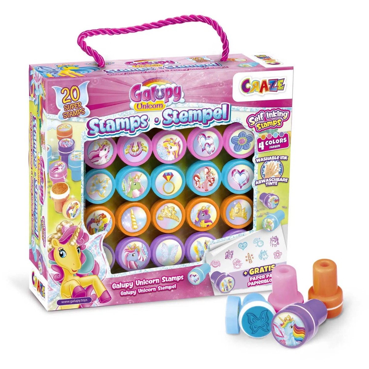 Set stampile Unicorn Craze Galupy CRZ47415 - poza 2