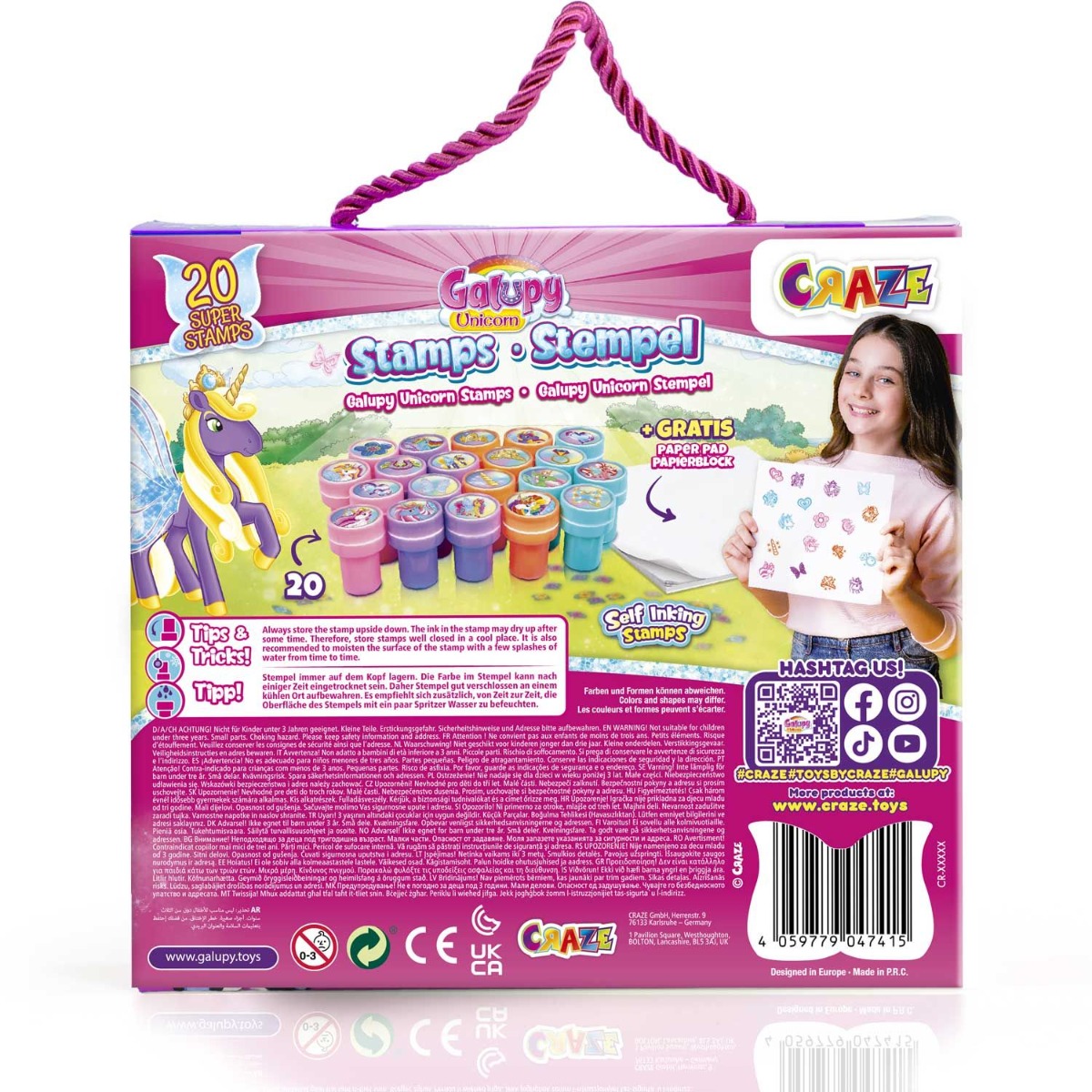 Set stampile Unicorn Craze Galupy CRZ47415 - poza 3