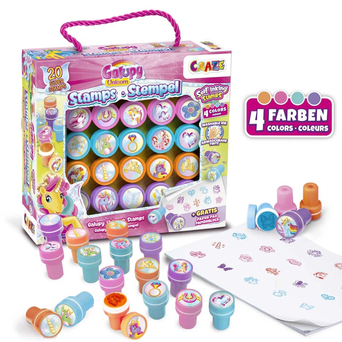 Set stampile Unicorn Craze Galupy CRZ47415 - poza 4