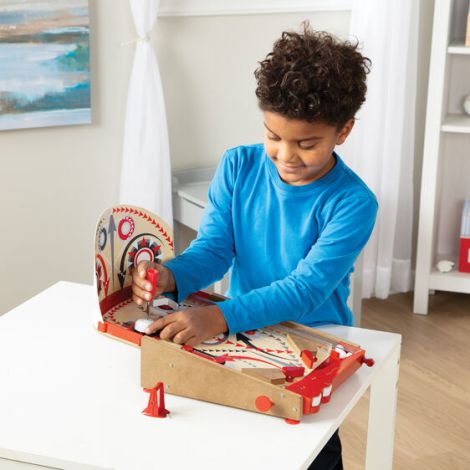 Set STEM Construieste un joc Pinball Melissa&Doug 30581 - poza 3