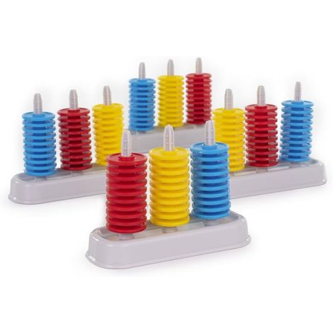 Set STEM de 4 numaratori cu cate 30 jetoane colorate - poza 4