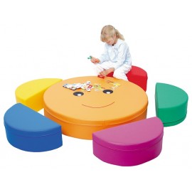 Set tabureti din spuma in forma de floare - poza 2
