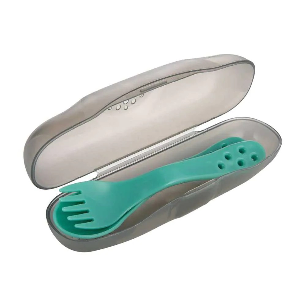 Set tacamuri cu cutie de calatorie Canpol 3 piese Turcoaz - poza 3