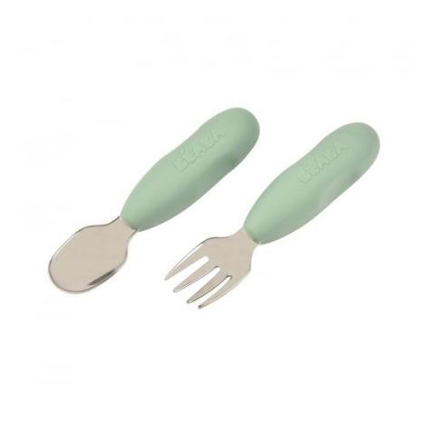 Set tacamuri inox Beaba Sage Green - poza 1