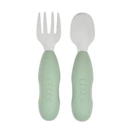 Set tacamuri inox Beaba Sage Green - poza 2