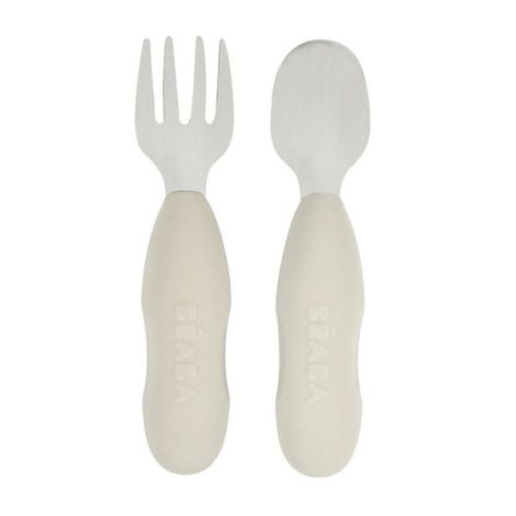 Set tacamuri inox Beaba Velvet Grey - poza 2