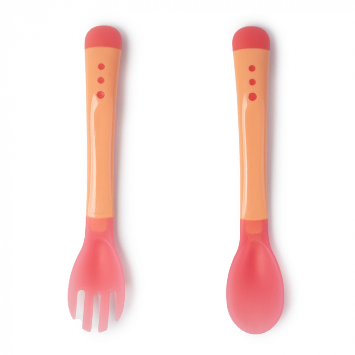 Set Tacamuri pentru Bebelusi Termice - Roz - Nurio