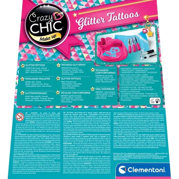 Set Tatuaje cu Sclipici Crazy Chic 18513 - poza 3