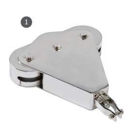 Set tiroliana profesionala, 25 m, KBT pentru spatii de joaca, uz public, cu maner inox - poza 2