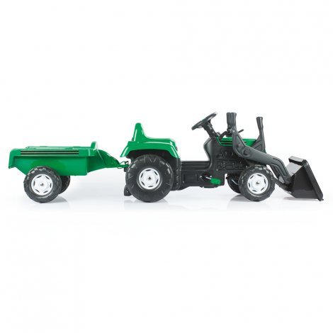 Set Tractor cu pedale, cu excavator si remorca, 3 ani+, Dolu 8048 - poza 5