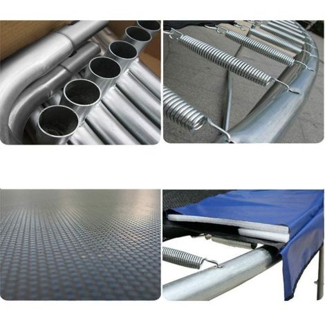 Set Trambulina 244 cm cu plasa si scarita In One - poza 4