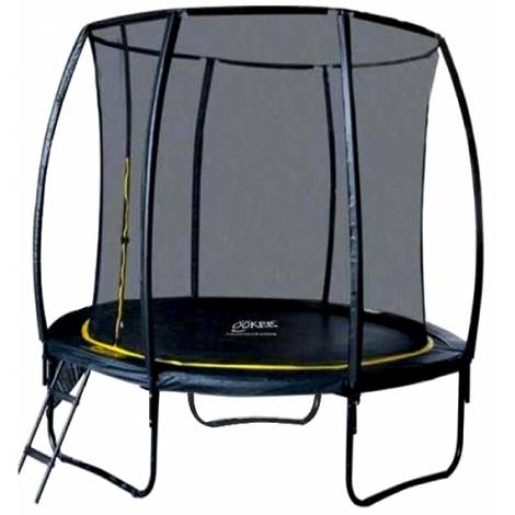 Set trambulina 244 cm cu plasa si scarita Ookee Jump Carbon - poza 1