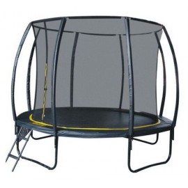 Set trambulina 305 cm cu plasa si scarita Ookee Jump Carbon - poza 2