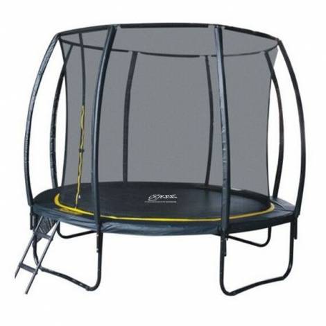 Set trambulina 305 cm cu plasa si scarita Ookee Jump Carbon - poza 3