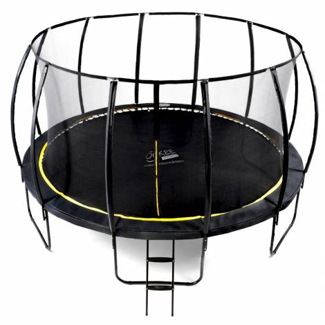 Set trambulina 427 cm cu plasa si scarita Ookee Jump Carbon - poza 2