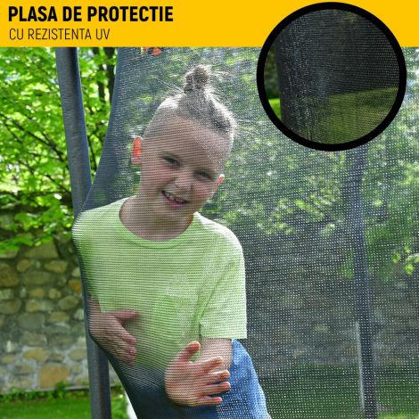 Set trambulina cu plasa de protectie Flex Epic 300 - poza 3