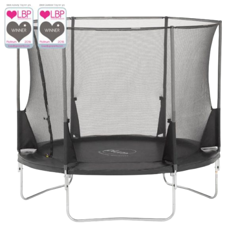 Set trambulina cu plasa de protectie telescopica 244 cm ZONE II EVOLUTION PLUM