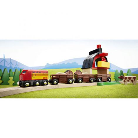 Set tren la ferma 33719 Brio - poza 3