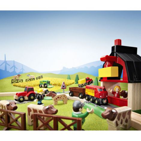 Set tren la ferma 33719 Brio - poza 4