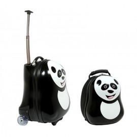 Set Troler si Ghiozdan Cheri the Panda - poza 2