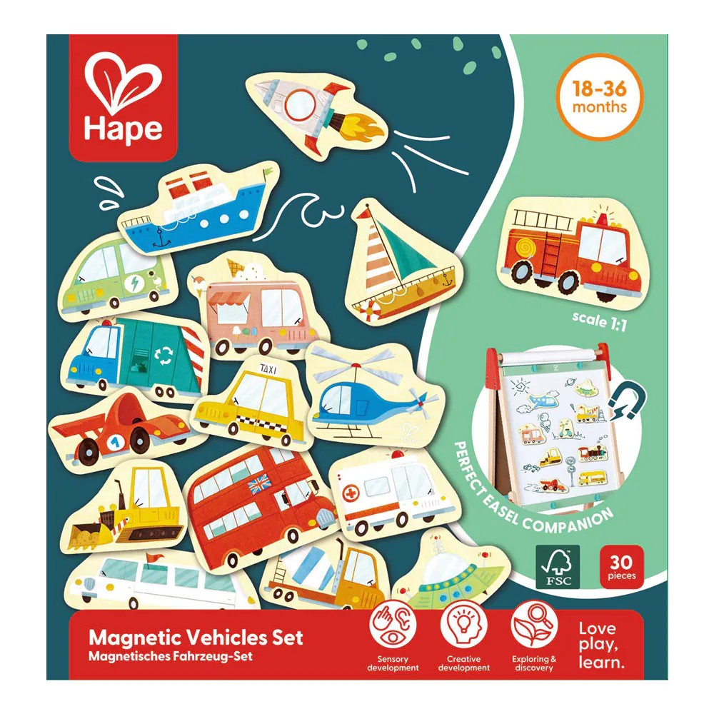 Set vehicule magnetice Hape - poza 1