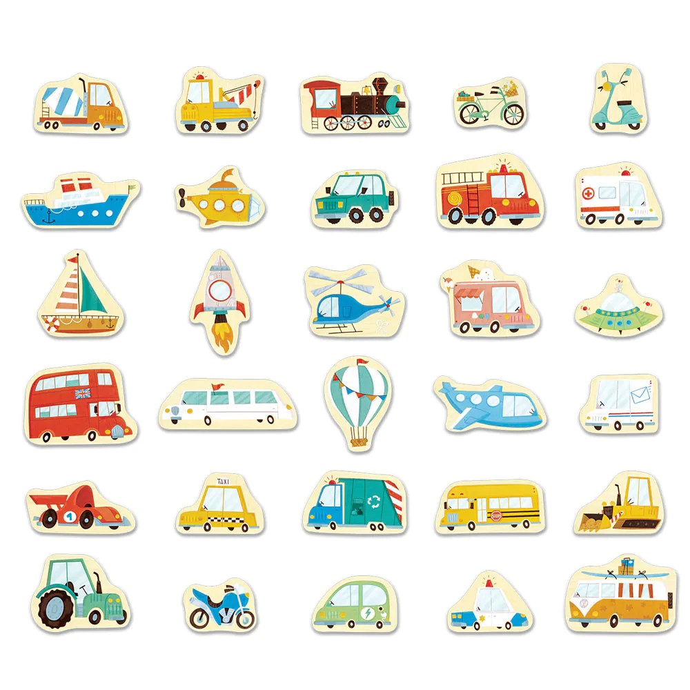 Set vehicule magnetice Hape - poza 2