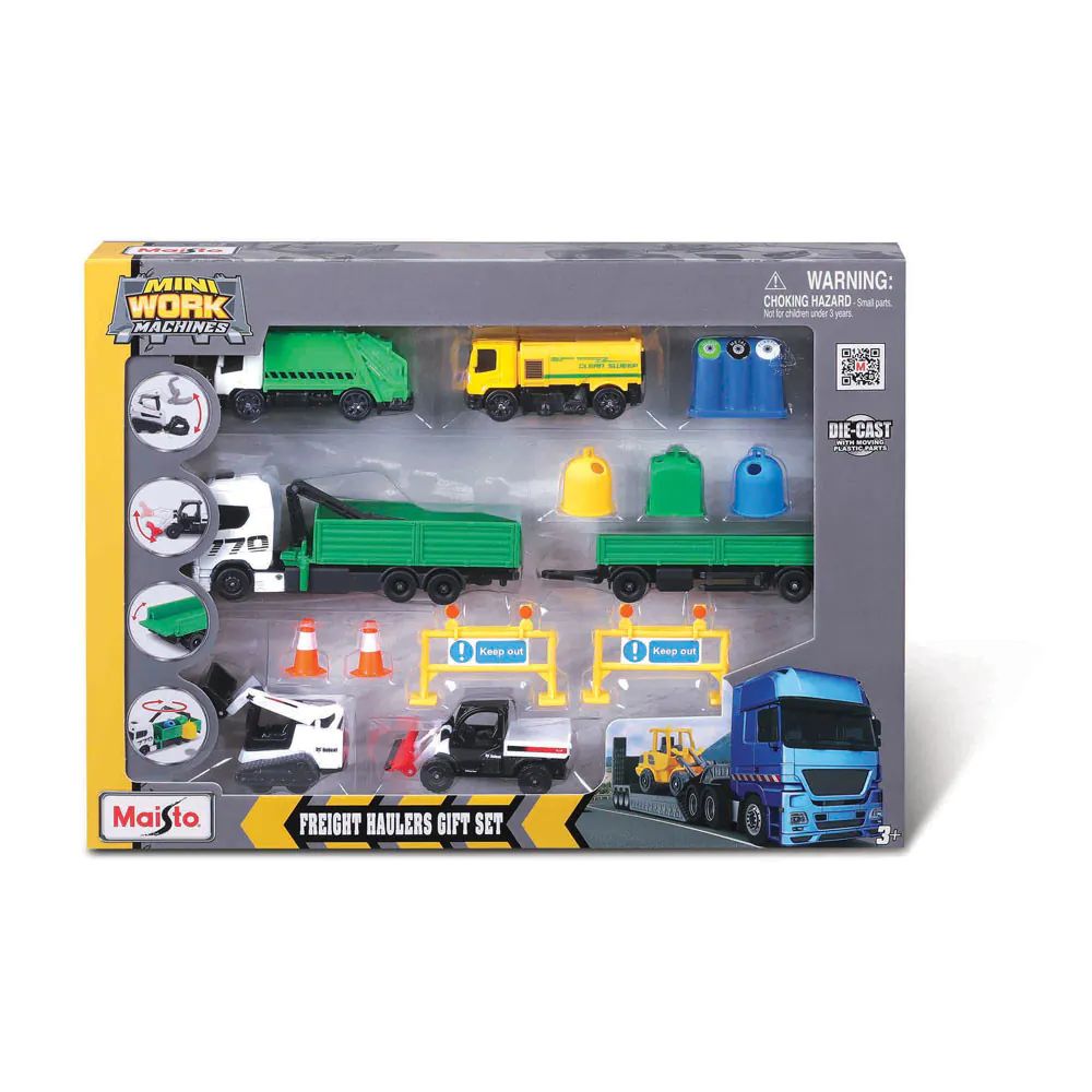 Set vehicule utilitare Maisto Mini Work Machines diverse modele - poza 2