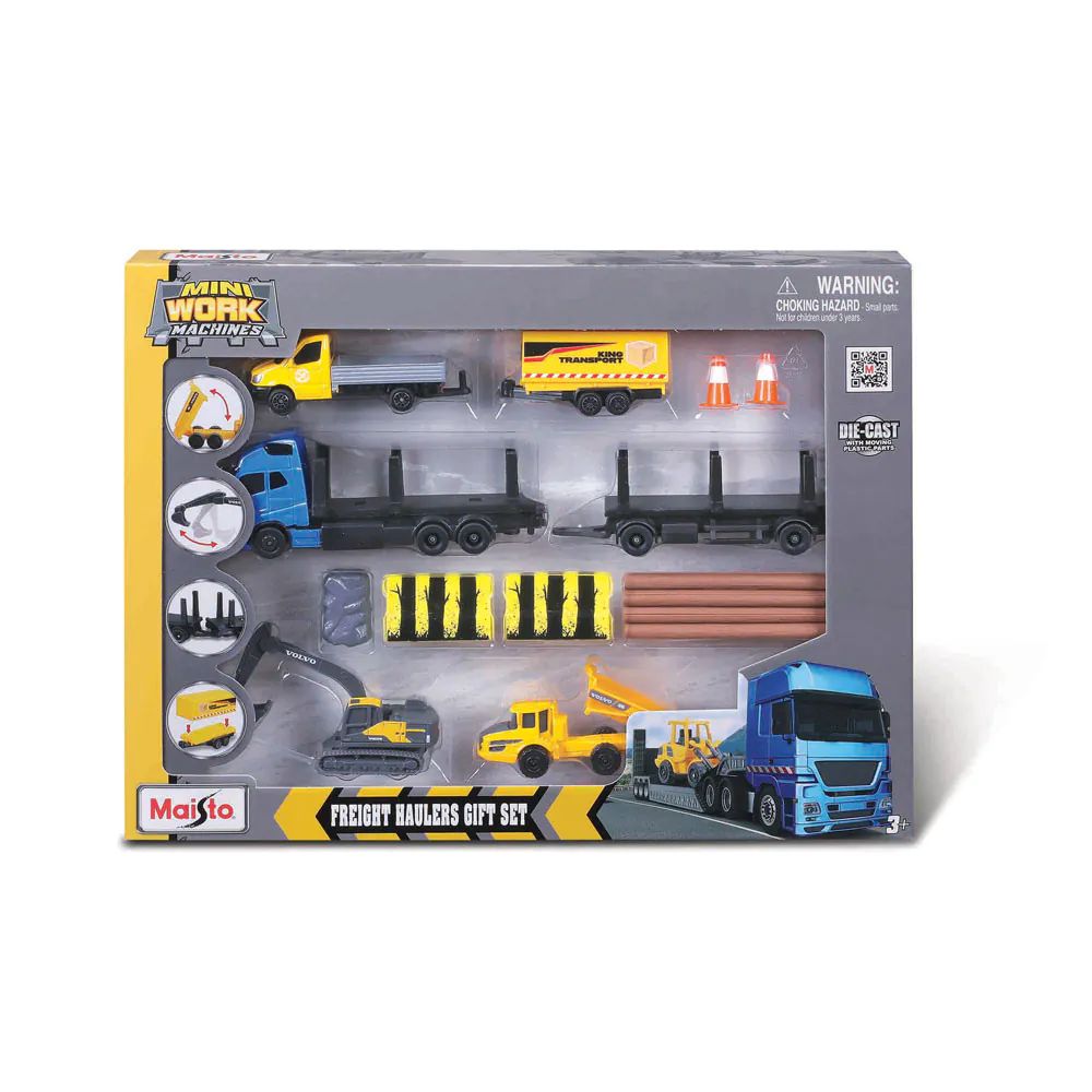 Set vehicule utilitare Maisto Mini Work Machines diverse modele - poza 4