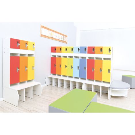 Set vestiare 3 usi Chameleon 5 alb - poza 2