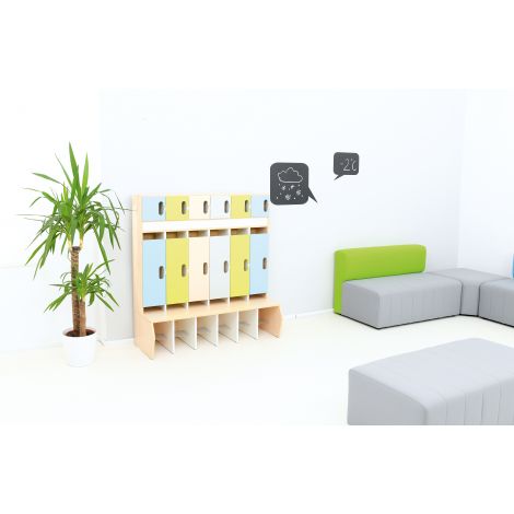 Set vestiare Chameleon 5, artar, inchidere silentioasa - poza 2