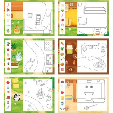 Set water magic de colorat: in jungla cu squishies - poza 2