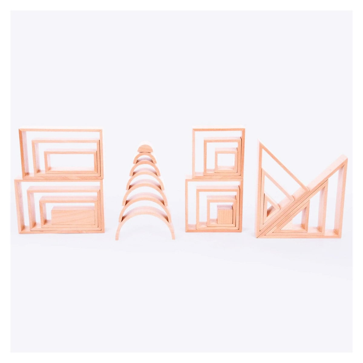 Setul Arhitectului cu 28 de forme geometrice, TickiT