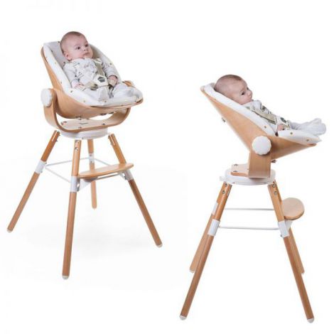 Sezut nou-nascut pentru scaun de masa Childhome Evolu 2 Evolu One.80, Natural Alb - poza 3