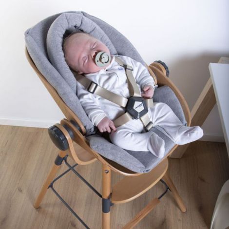 Sezut nou-nascut pentru scaun de masa Childhome Evolu 2 Evolu One.80, Natural Antracit - poza 4