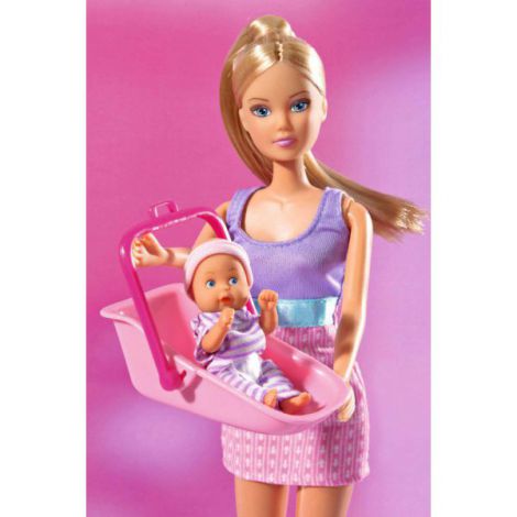 Simba Papusa Steffi Baby Sitter - poza 2