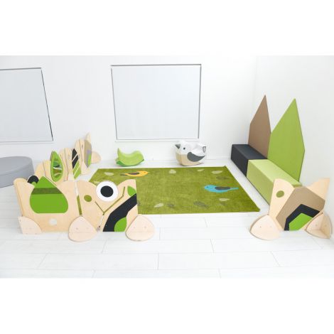 Sistem de conectare la unghi de 90 grade pentru panouri separare spatiu Flora - poza 3