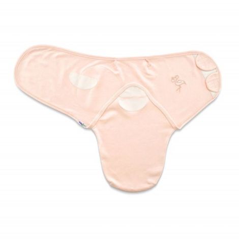 Sistem de infasare din bumbac 0-3 luni BabyJem Swaddle (Culoare: Somon) - poza 1