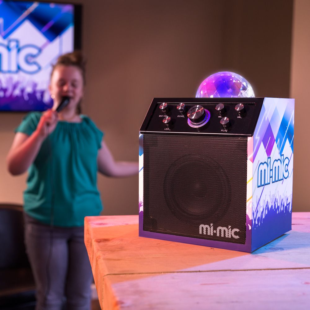 Sistem Karaoke cu 2 microfoane si boxa Mi Mic - poza 2