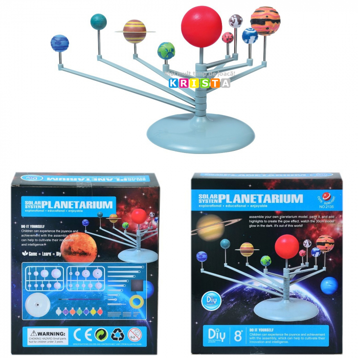 Sistemul Solar 3D, Planetarium DIY, de pictat