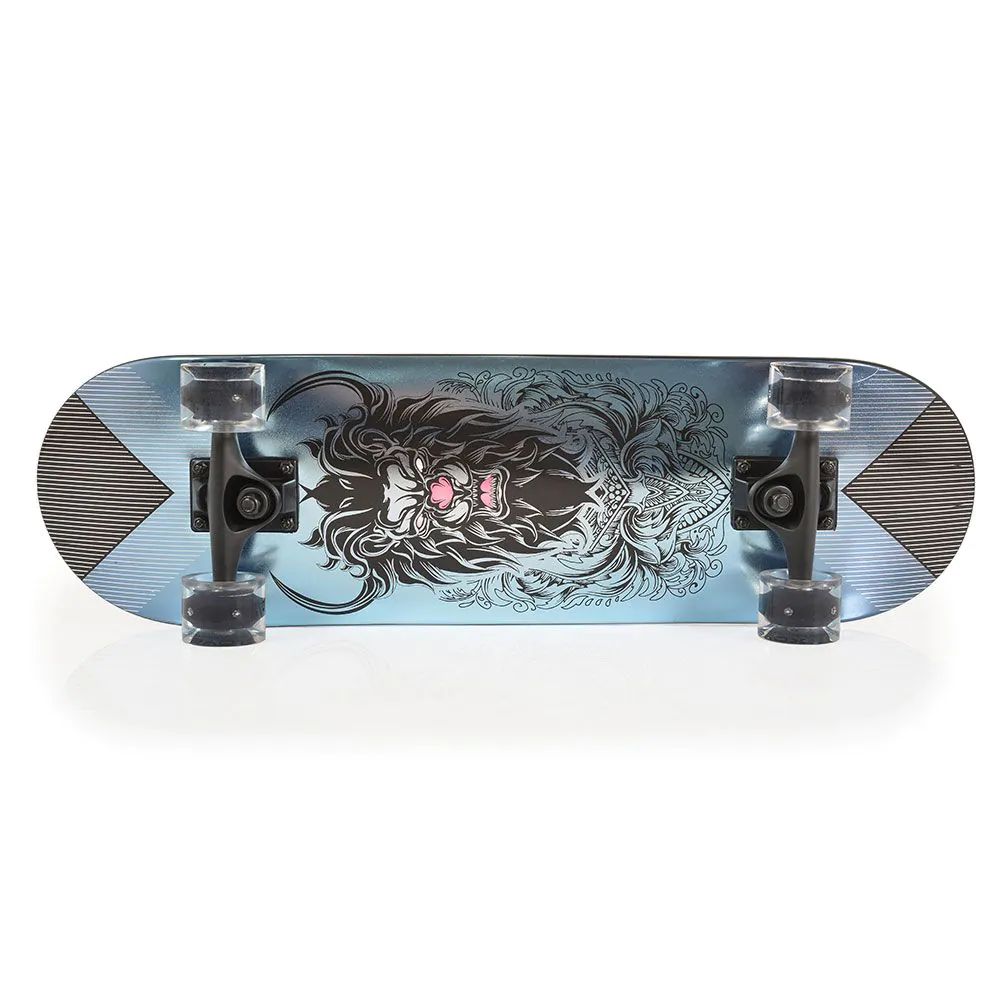 Skateboard Byox Lyon 70 cm Albastru Rosu - poza 4