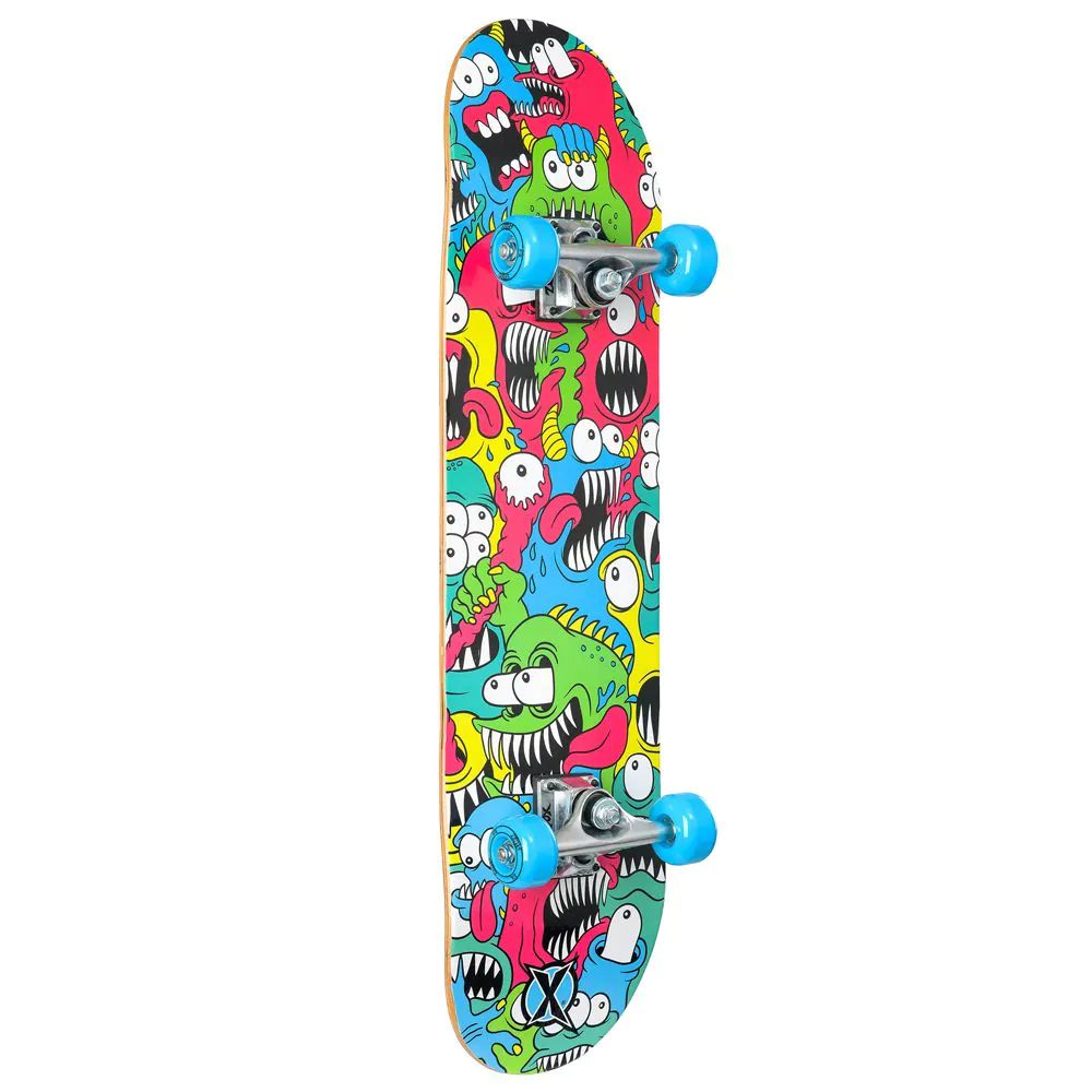 Skateboard pentru copii WB XOOTZ 79 cm Chompers sau Snake - poza 1