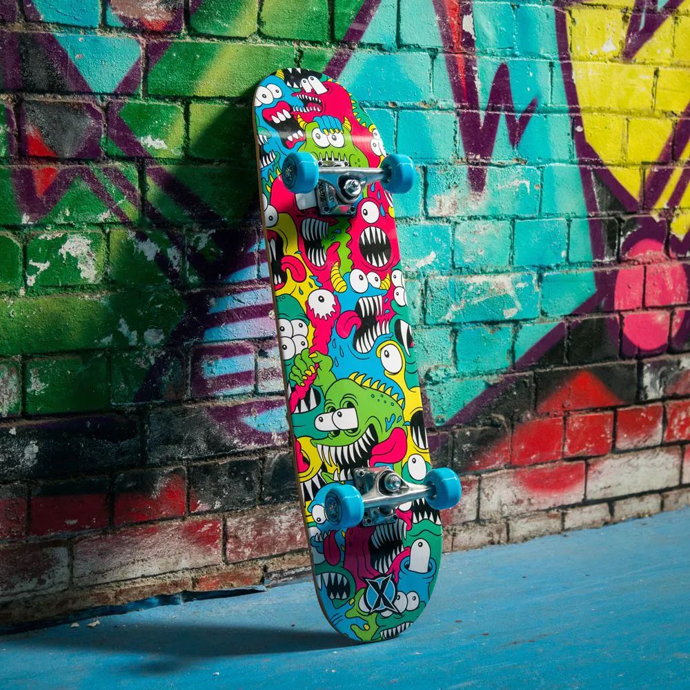 Skateboard pentru copii WB XOOTZ 79 cm Chompers sau Snake - poza 5