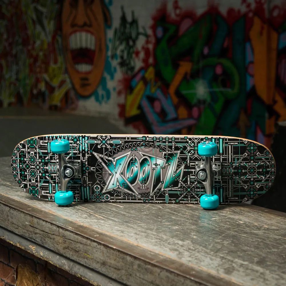 Skateboard pentru copii WB XOOTZ 79 cm Industrial sau Rat Ramp - poza 4