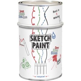 SketchPaint transparent 1L - Vopsea pentru scris pe pereti - poza 1