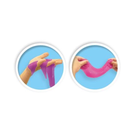 Slime colorat cu sclipici pentru copii (2x 120 gr.) - poza 2