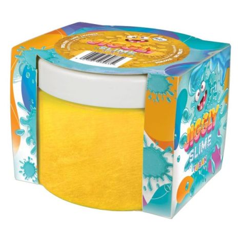 Slime in cutie JIGGLY SLIME , auriu perlat, 500 g - poza 1