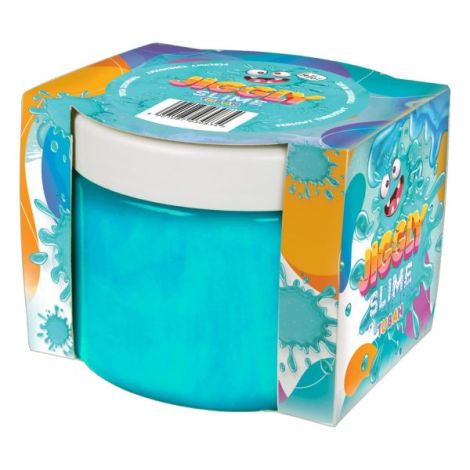 Slime in cutie JIGGLY SLIME , turcoaz perlat, 500 g - poza 1
