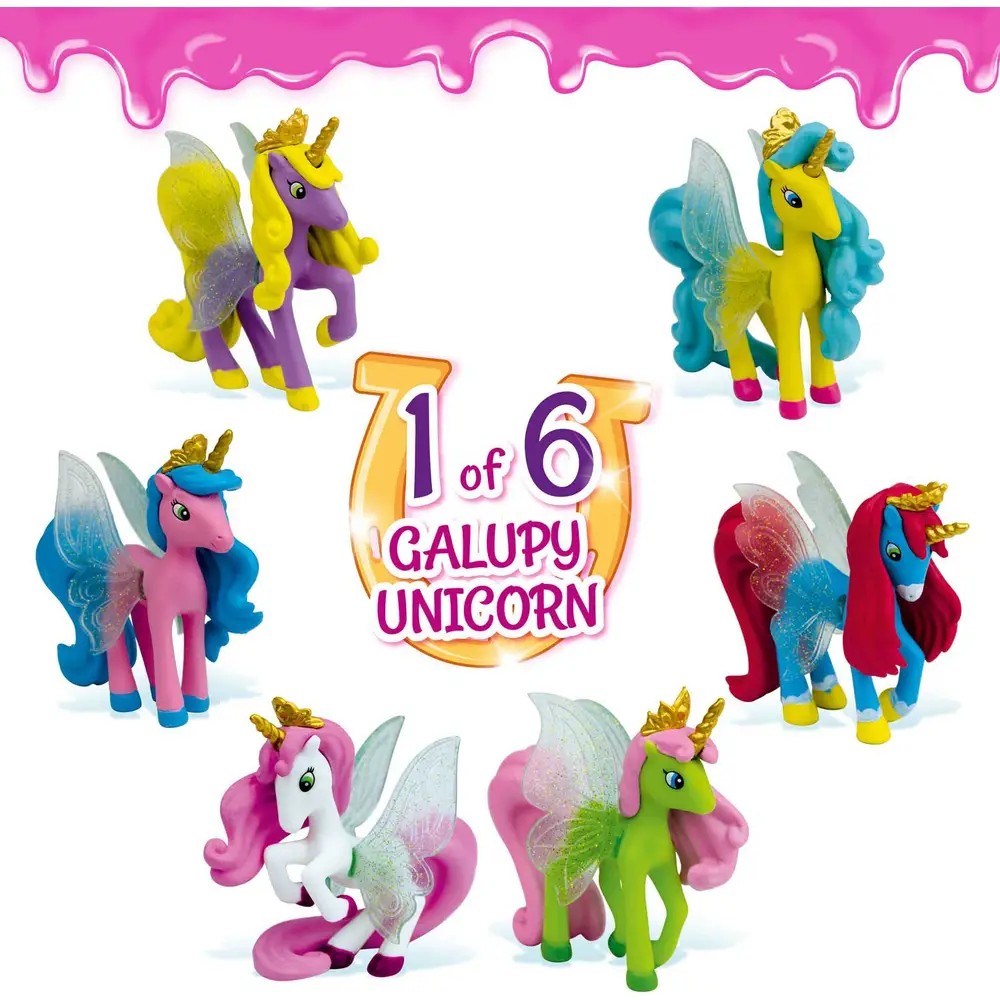 Slime magic in punguta cu figurina unicorn Craze Galupy 75 ml - poza 2