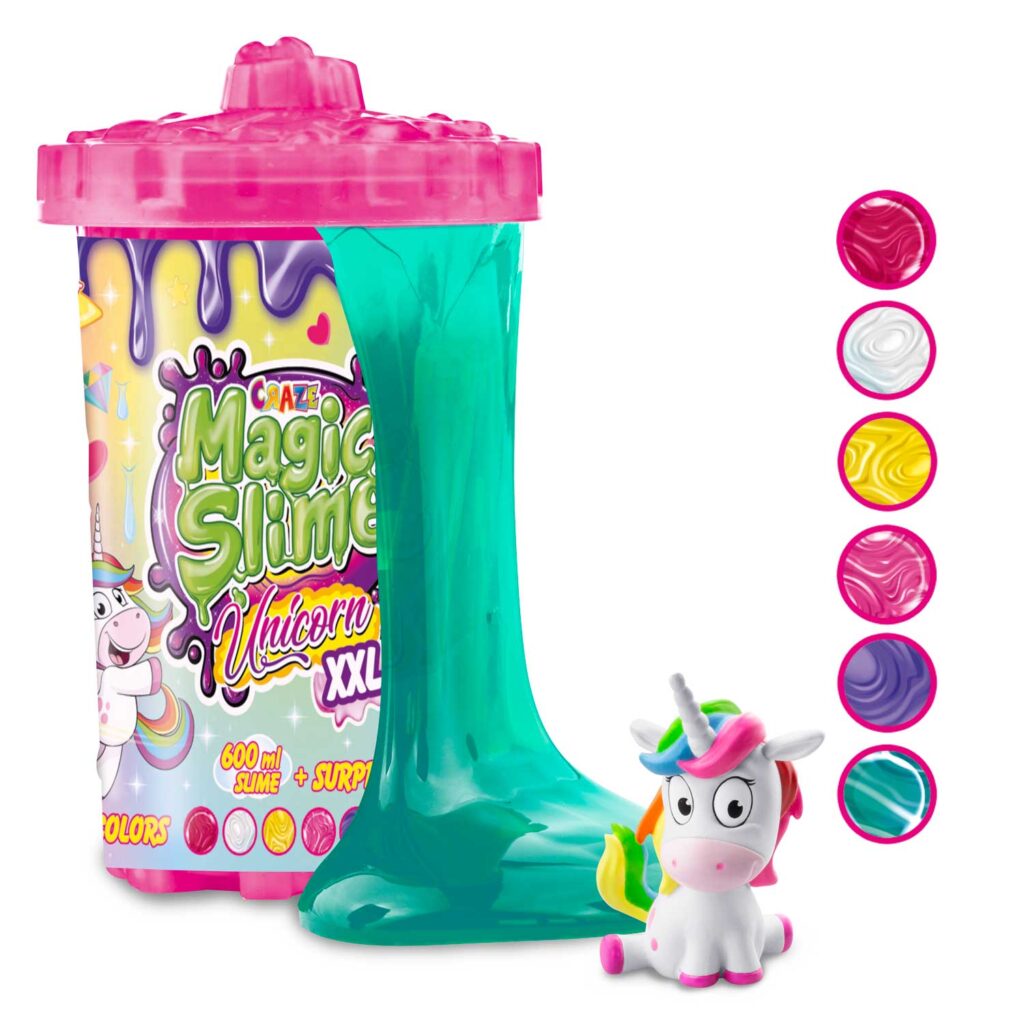 Slime Magic XXL 600 ml cu surpriza unicorn Craze - poza 1